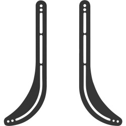 My Wall HZ21L Soundbar-beugel Vast Zwart 1 stuk(s)