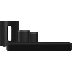 Sonos Beam Gen2 + 2x One SL + Sub Mini Zwart
