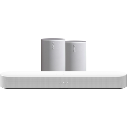 Sonos Beam Gen2 Wit + 2x Era 100 Wit